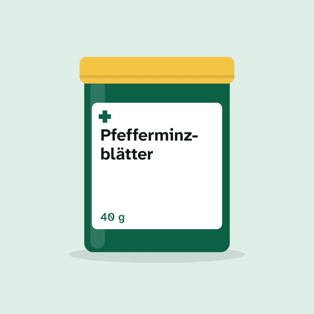 Pfefferminzblätter, 40 g, Dose der Apotheke am Inn