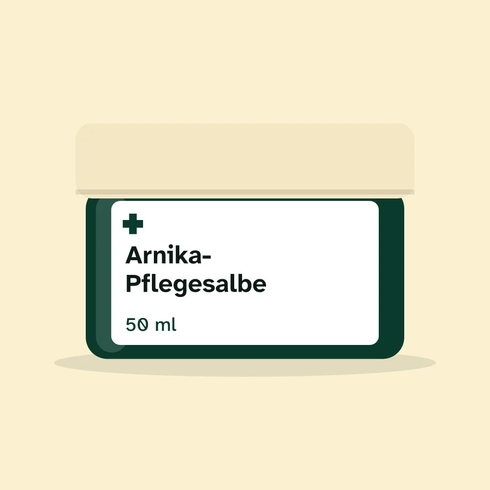 Arnika-Pflegesalbe, 50 ml, Tiegel der Apotheke am Inn