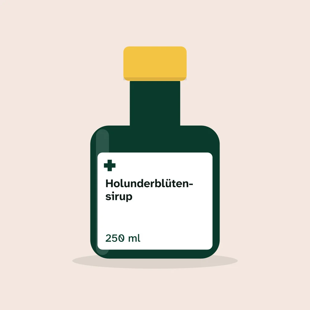 Holunderblütensirup, 250 ml, Flasche der Apotheke am Inn