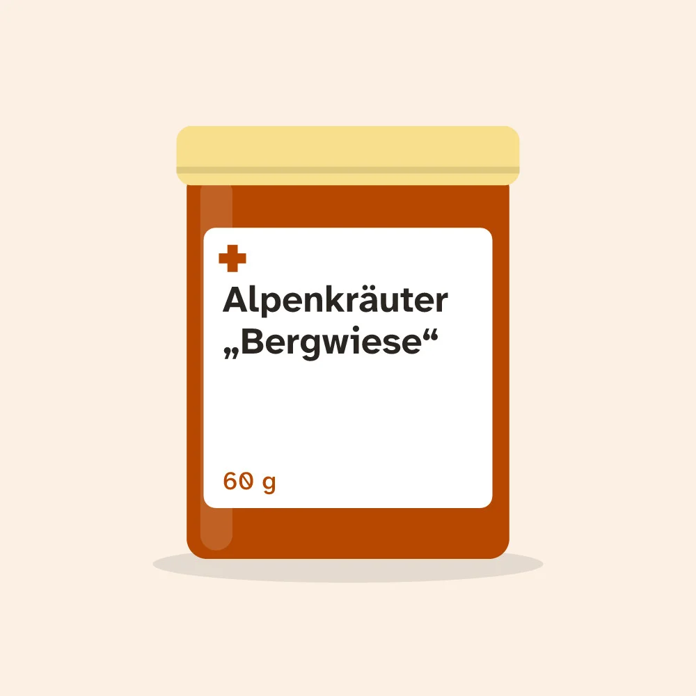 Alpenkräuter „Bergwiese“, 60 g, Dose der Marien+Apotheke