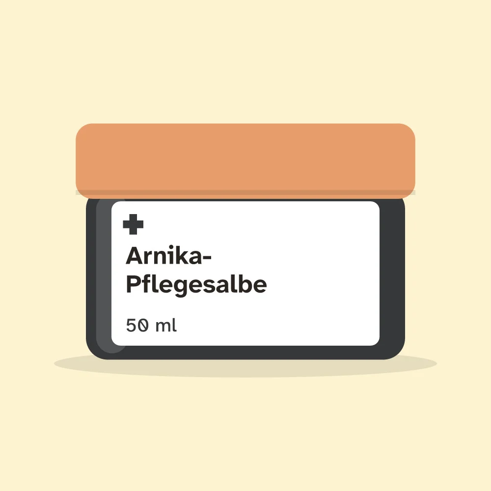 Arnika-Pflegesalbe, 50 ml, Tiegel der Marien+Apotheke